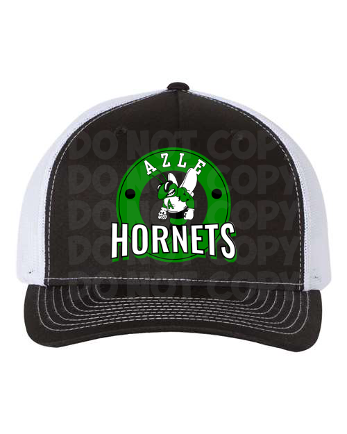 HOOVER HORNETS ROUND SNAPBACK MESH HAT