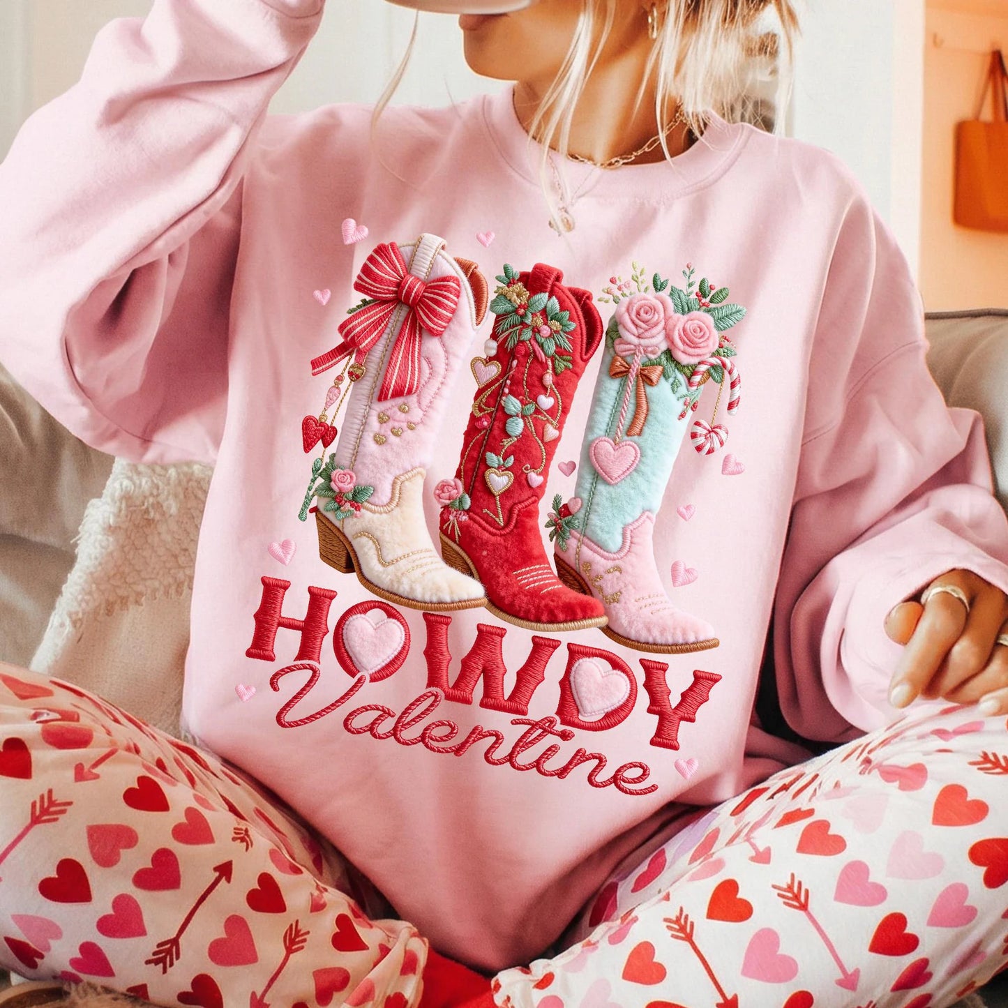 HOWDY VALENTINES BOOTS