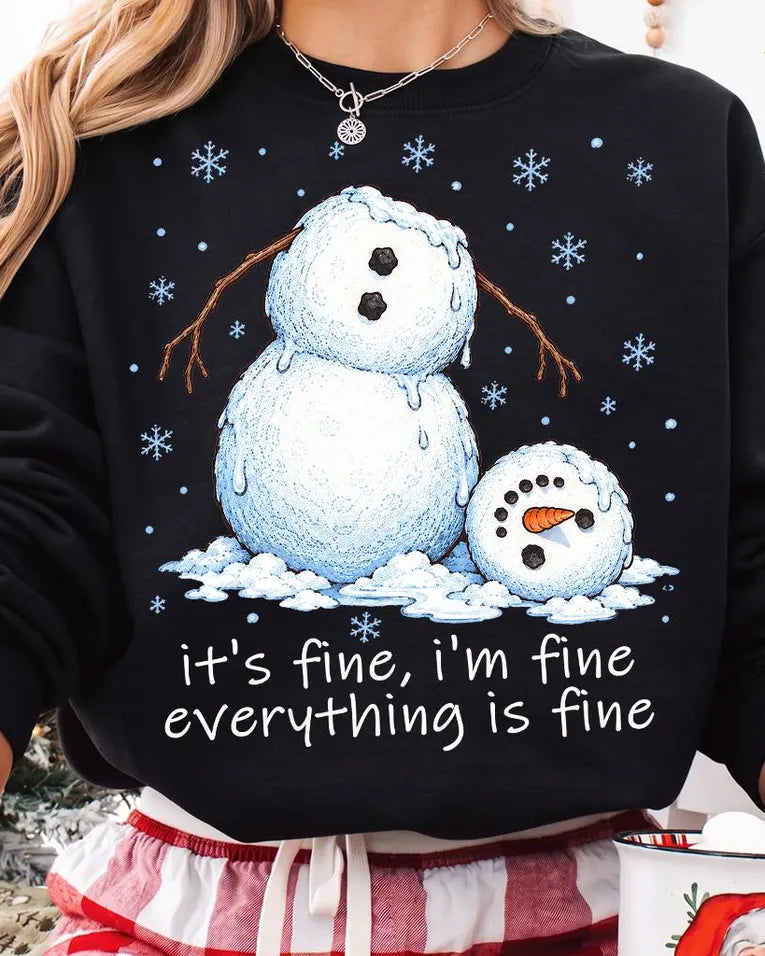 ITS FINE SNOWMAN- TRANSFER ONLY