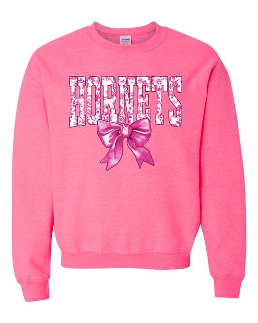 Hornets Floral Pink Sweatshirt