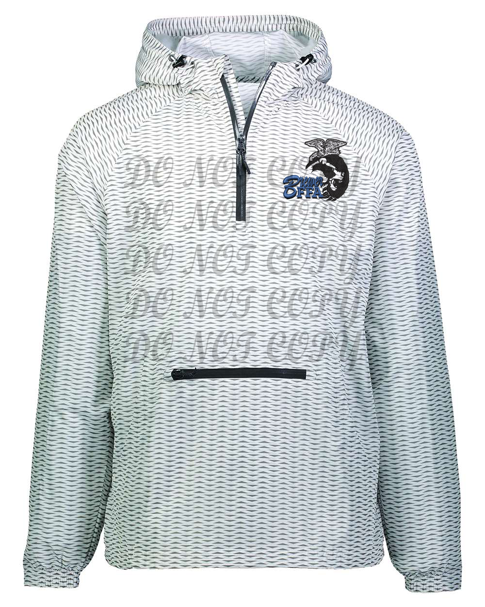 HOLLOWAY QUARTER ZIP JACKET WITH EMBROIDERY LOGO-FFA