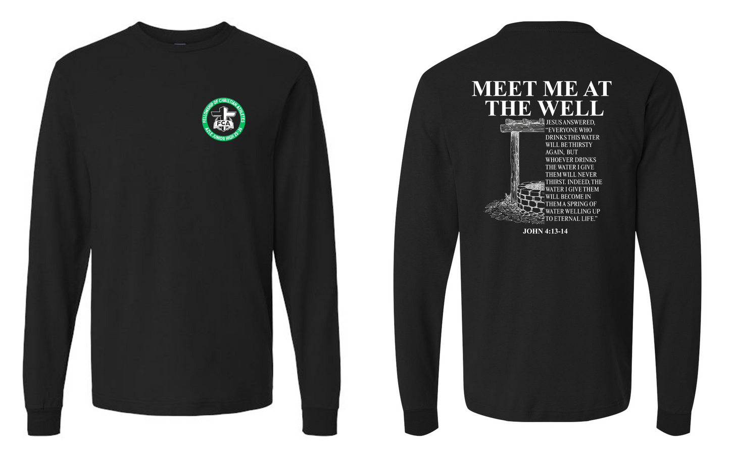 MEET ME AT THE WELL GREEN AND WHITE-FCAAJH