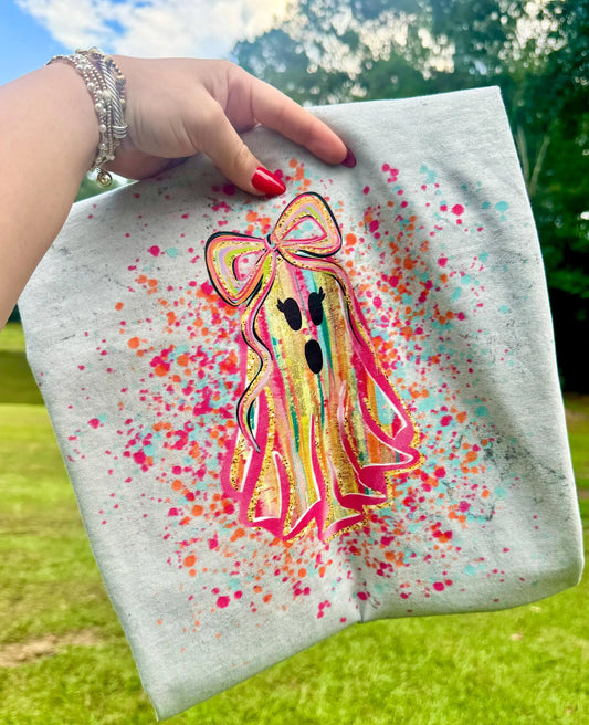 Splatter Paint Ghost- TRANSFER ONLY