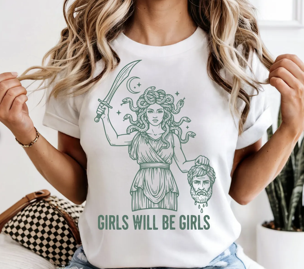 GIRLS WILL BE GIRLS HEAD-TRANSFER ONLY