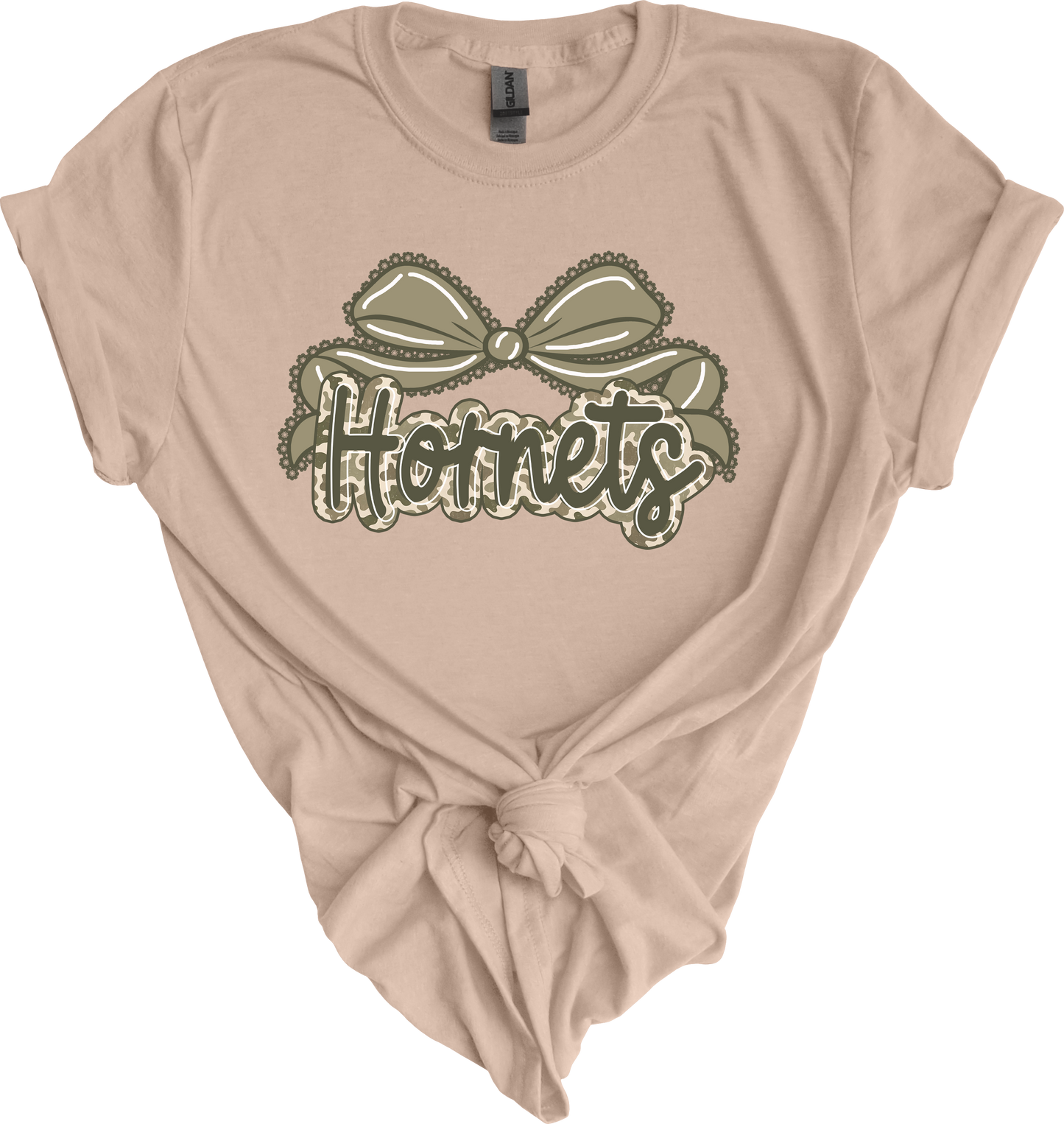 Hornets Camo Bow-AHSPTO