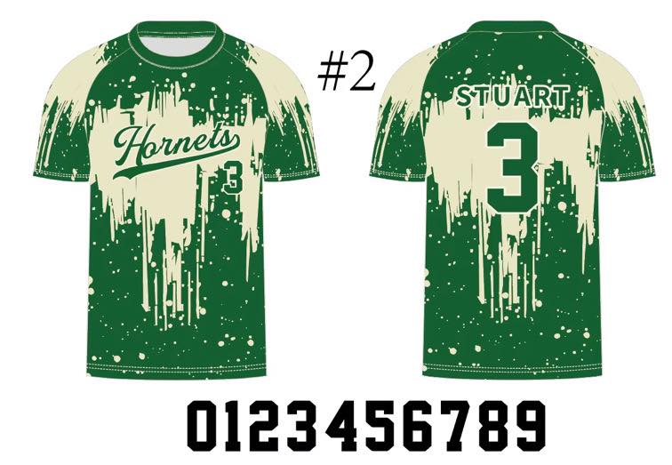 Full Sublimation Hornets Jersey Splatter