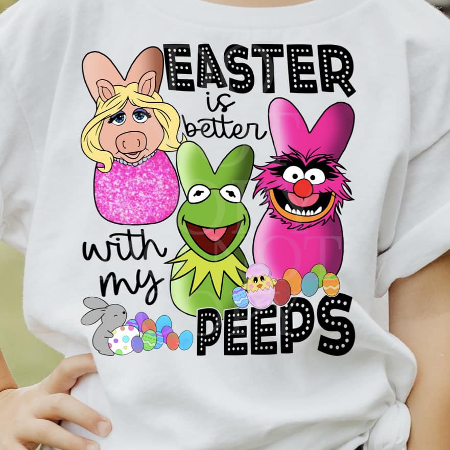 EASTER PEEPS MUPPET BABIES-TRANSFER ONLY