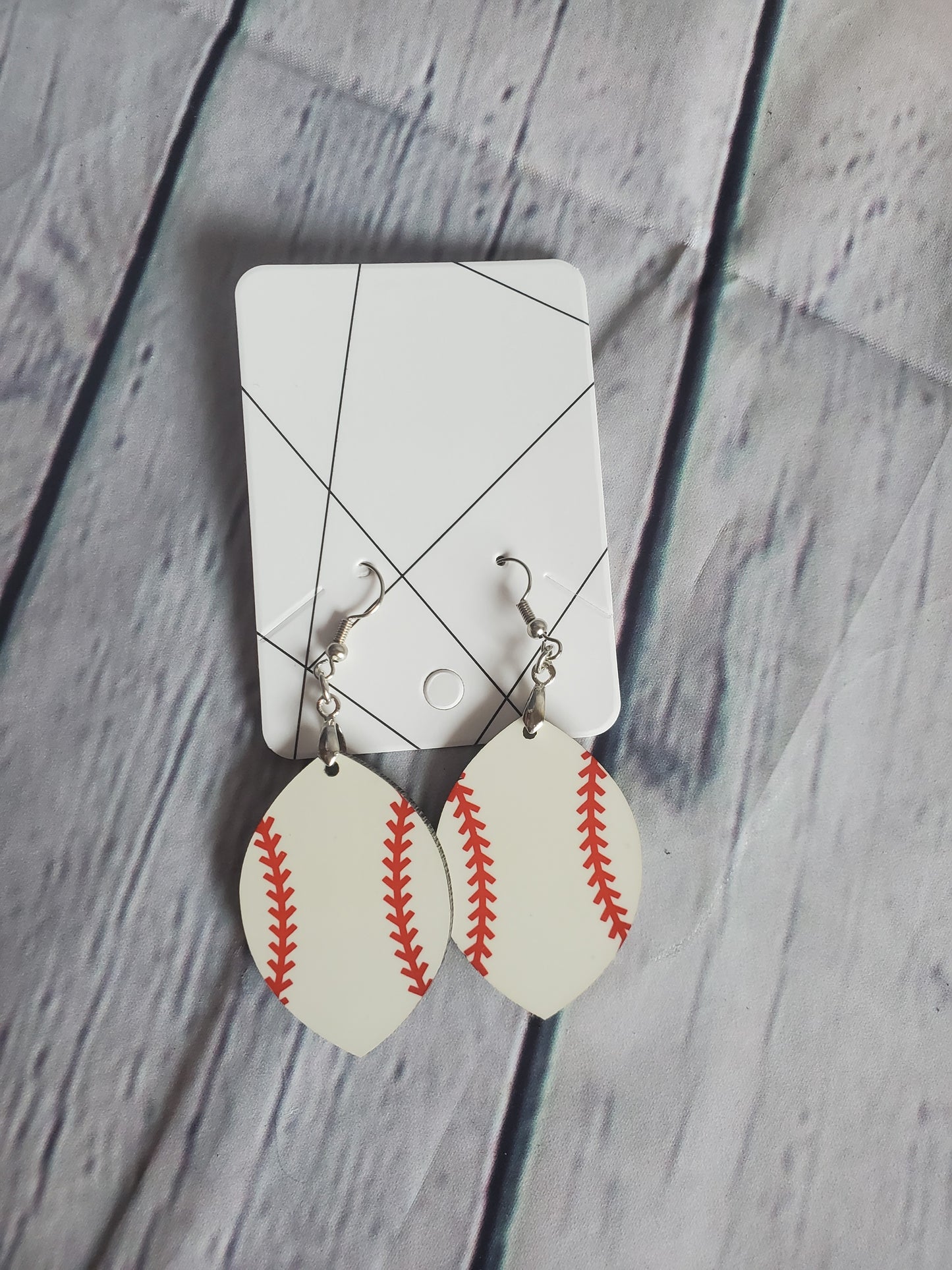 Baseball Earrings