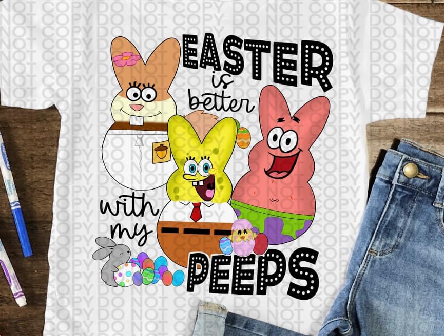 Easter Peeps Spongebob -TRANSFER ONLY