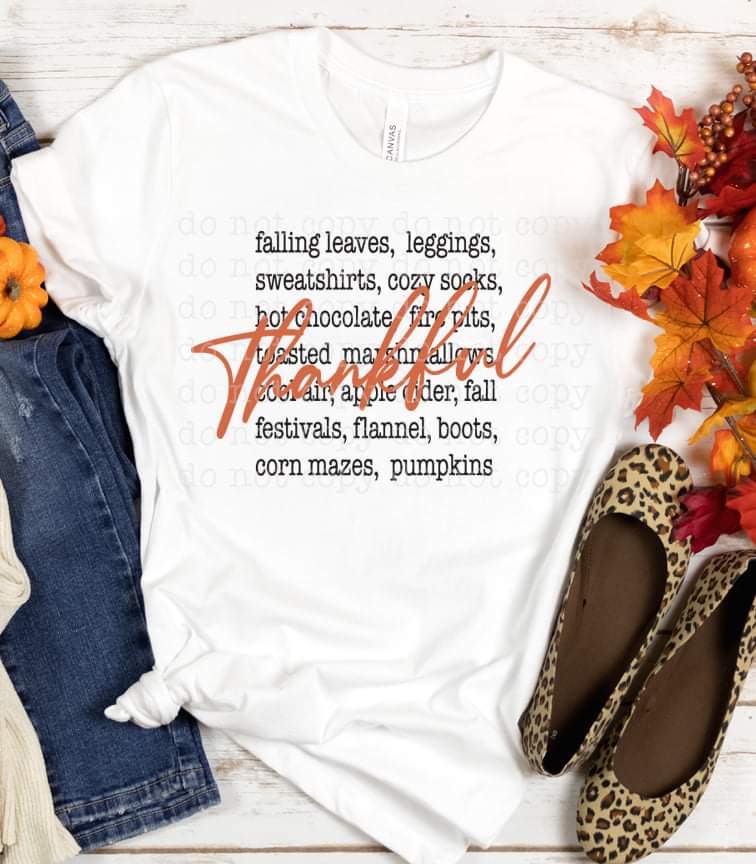 Thankful....Fall-TRANSFER ONLY
