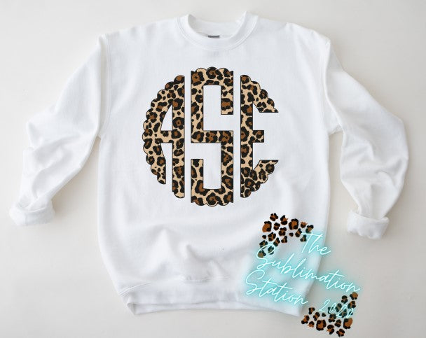 Monogram Letters Sweater