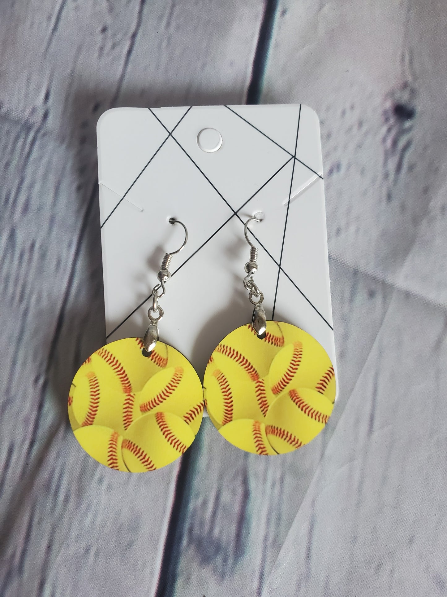 Softball Baller Earrings