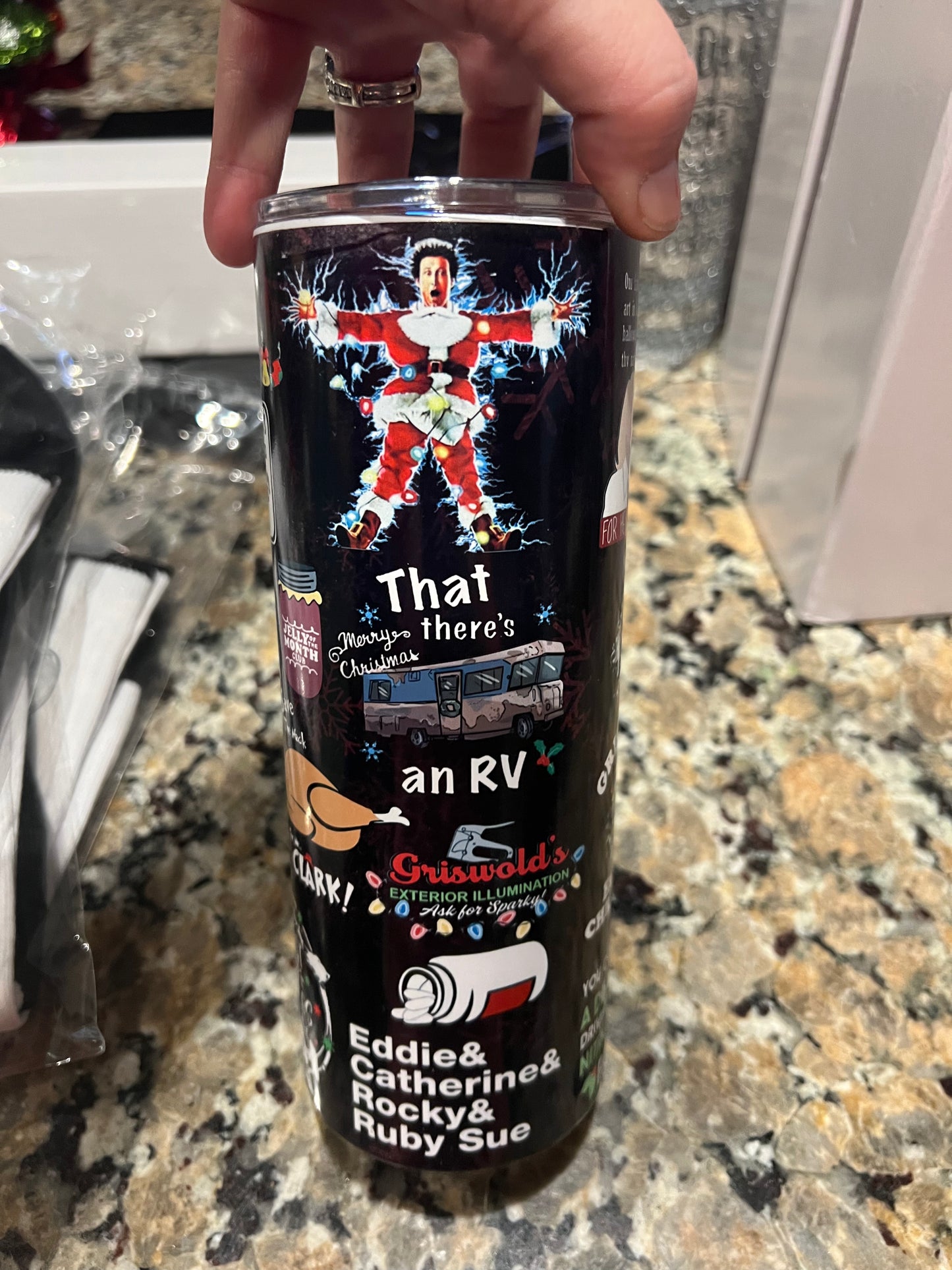 Glow in the Dark Clark Family Tumbler-25 oz