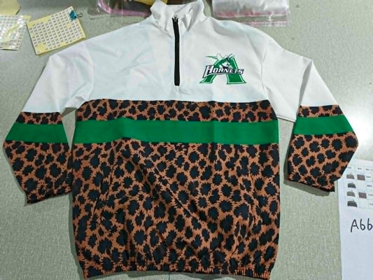 Leopard Bottom Azle A Windbreaker Jacket