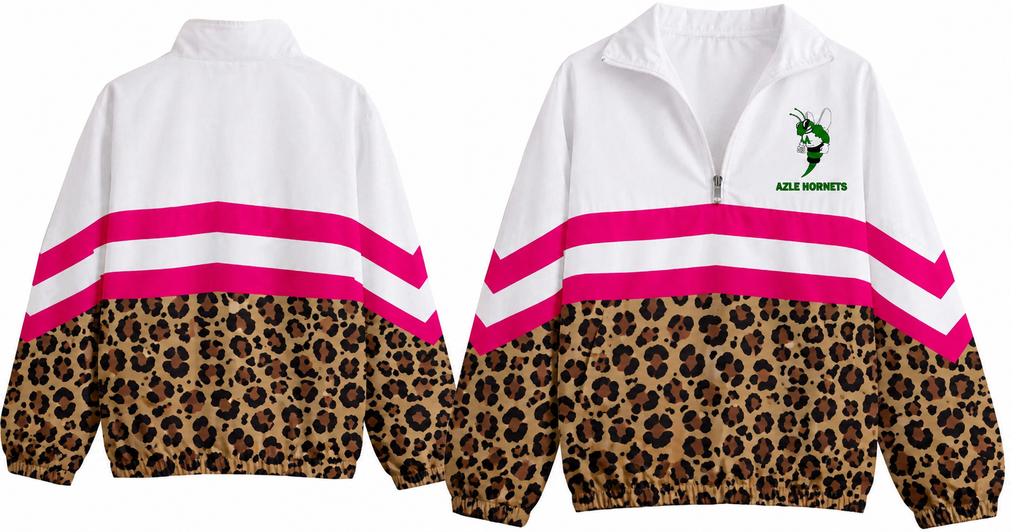 Azle Hornets Windbreaker Leopard-PROJECTGRAD2027