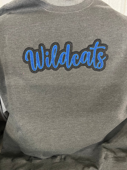 Custom Embroidery Glitter Team Sweater