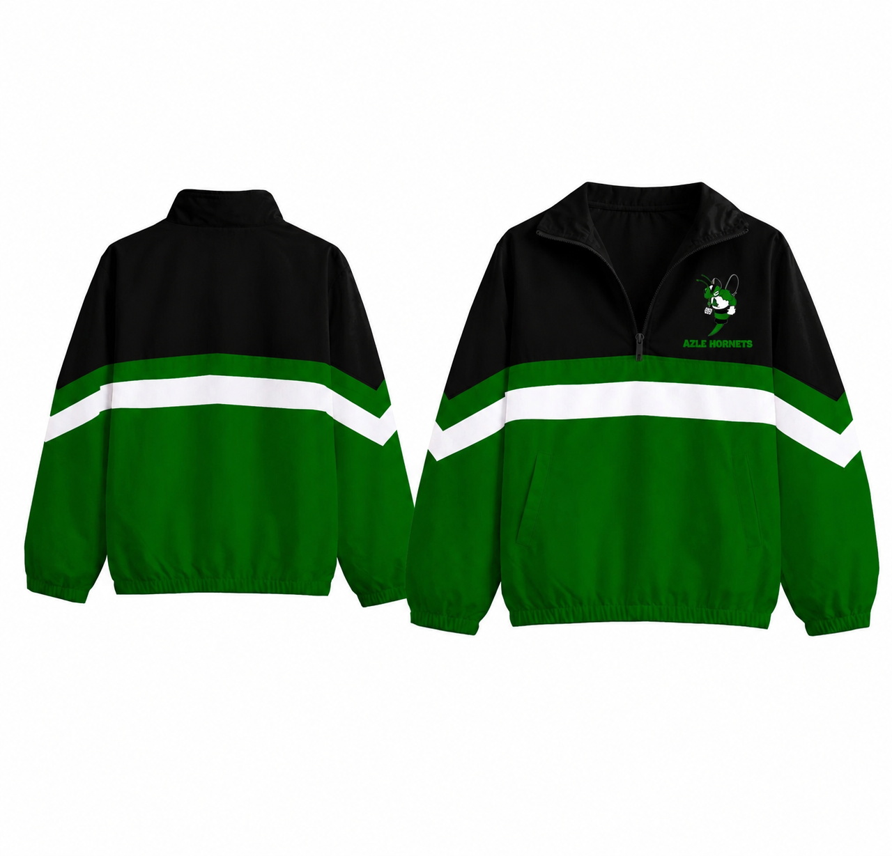 Azle Hornets Windbreaker with Black Top-PROJECTGRAD2027