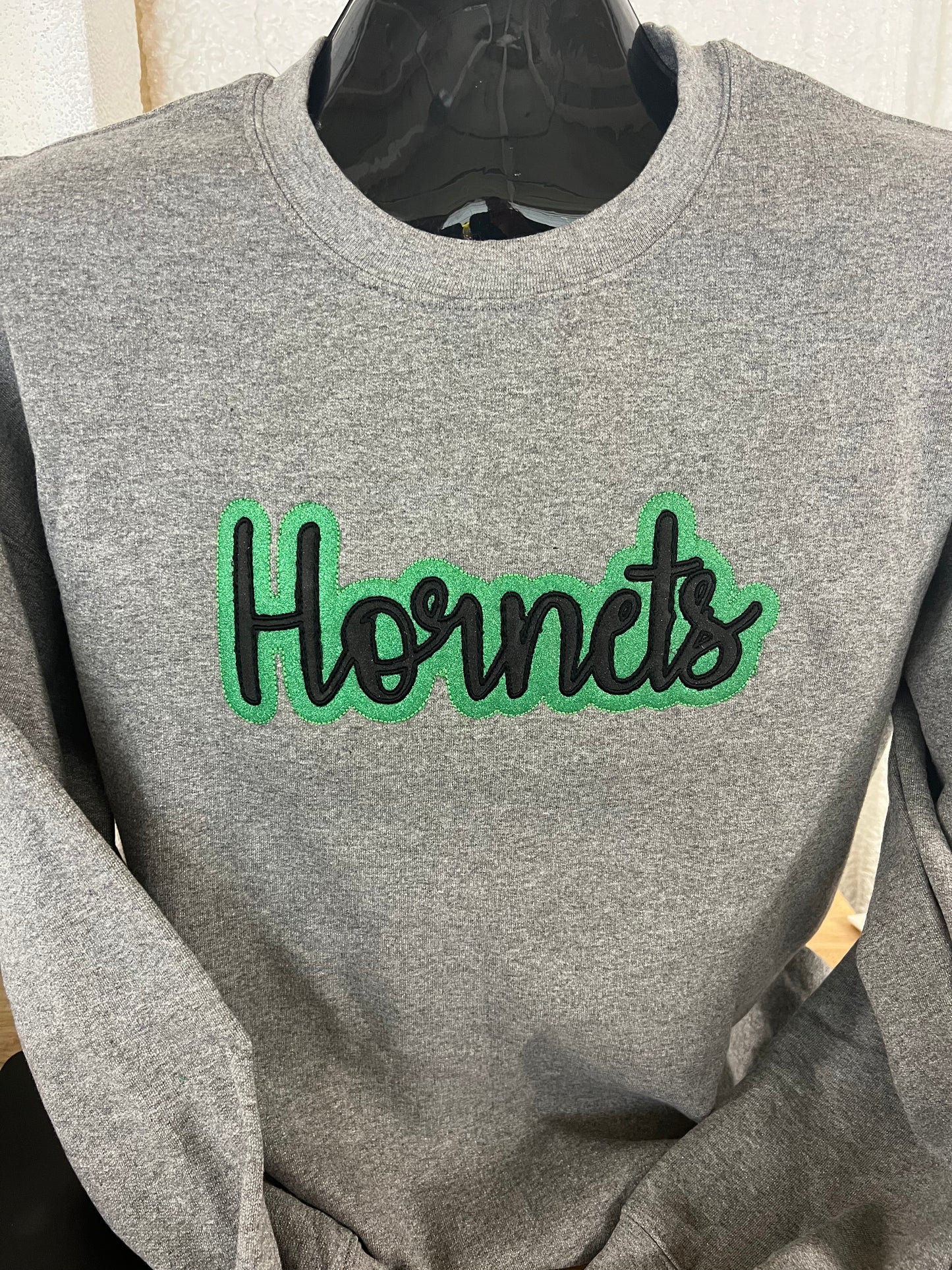 Custom Embroidery Glitter Team Sweater