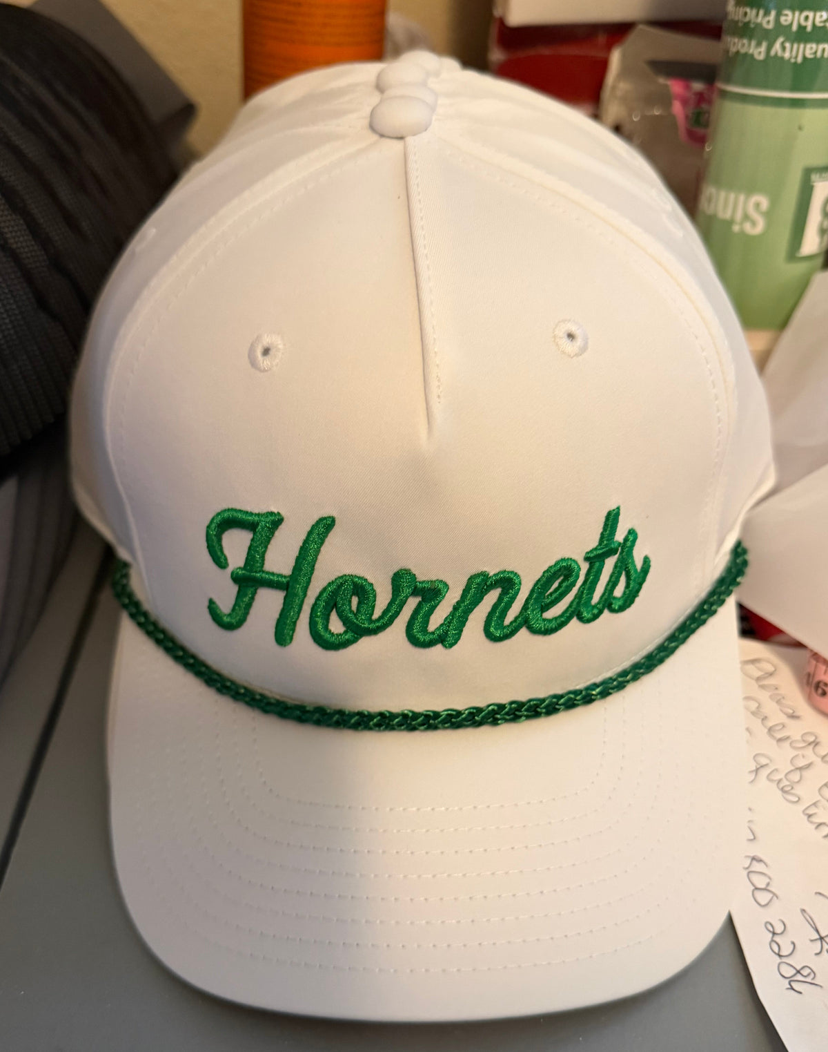 Hornets PUFF Embroidery Hat-MGP