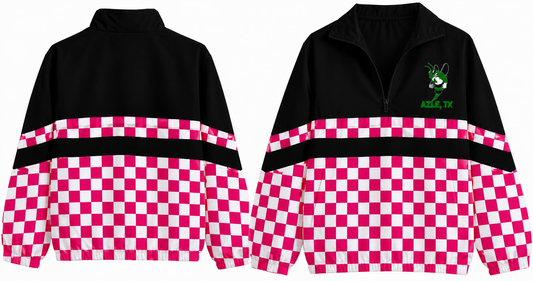 Azle Hornets Windbreaker Pink with Black Top-PROJECTGRAD2027
