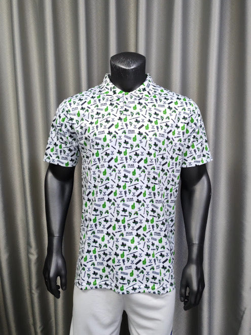 White Collage Azle Polo