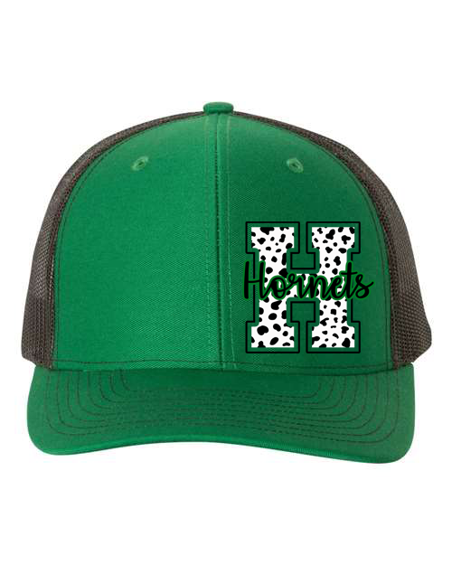 AHSPTO HORNETS COW PRINT HAT