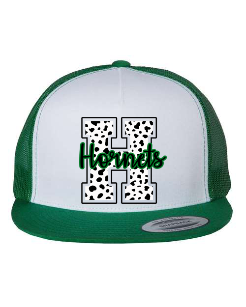 AHSPTO HORNETS COW PRINT HAT