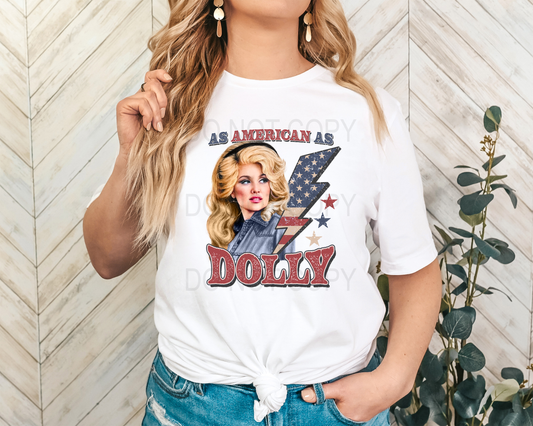 AS AMERICAN AS DOLLY-TRANSFER ONLY
