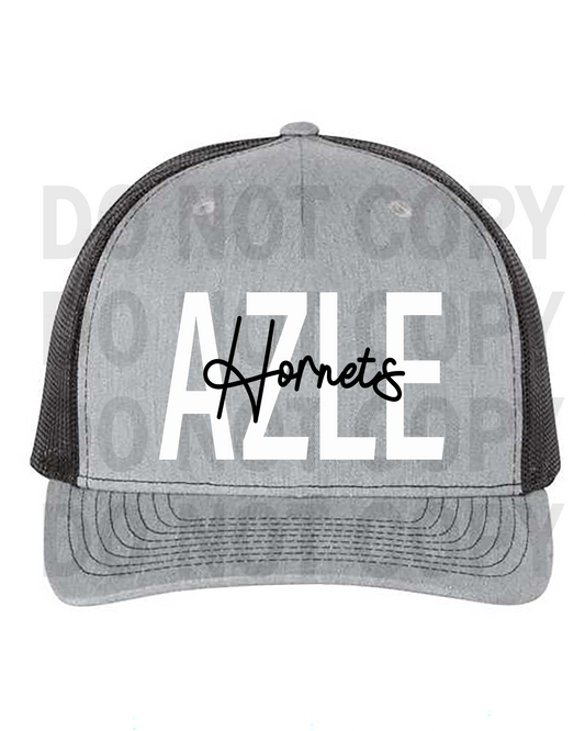 AZLE HORNETS SIMPLE MESH SNAPBACK HAT