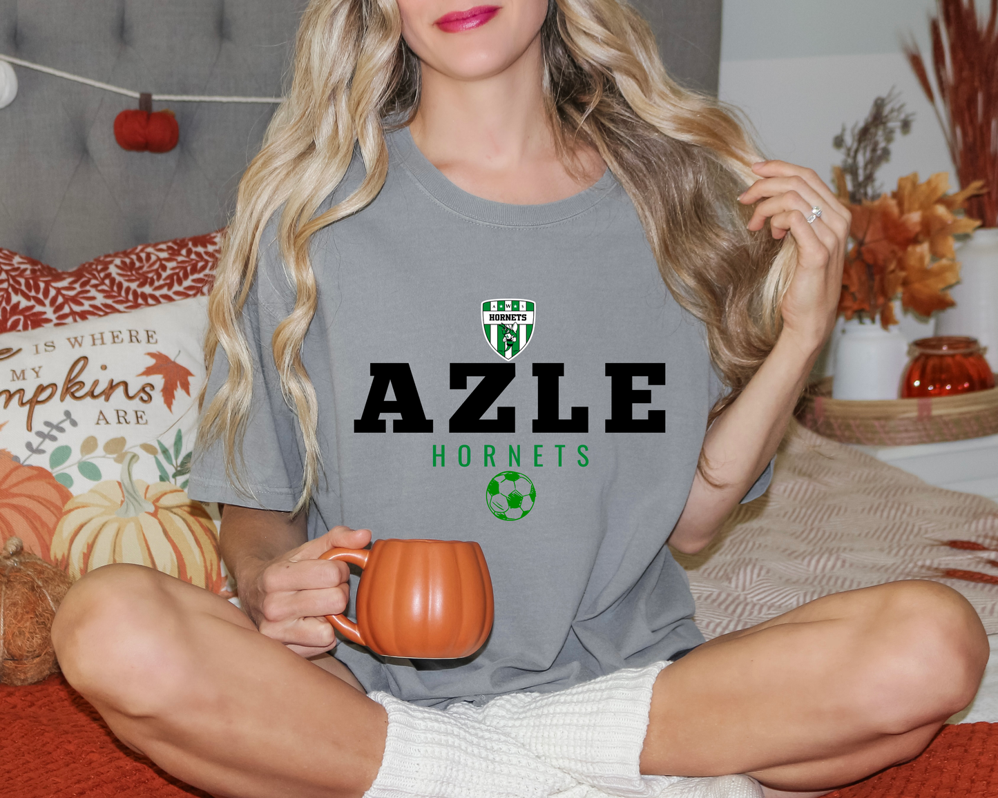 AZLE HORNETS SOCCER BADGE -AHSSOCCER