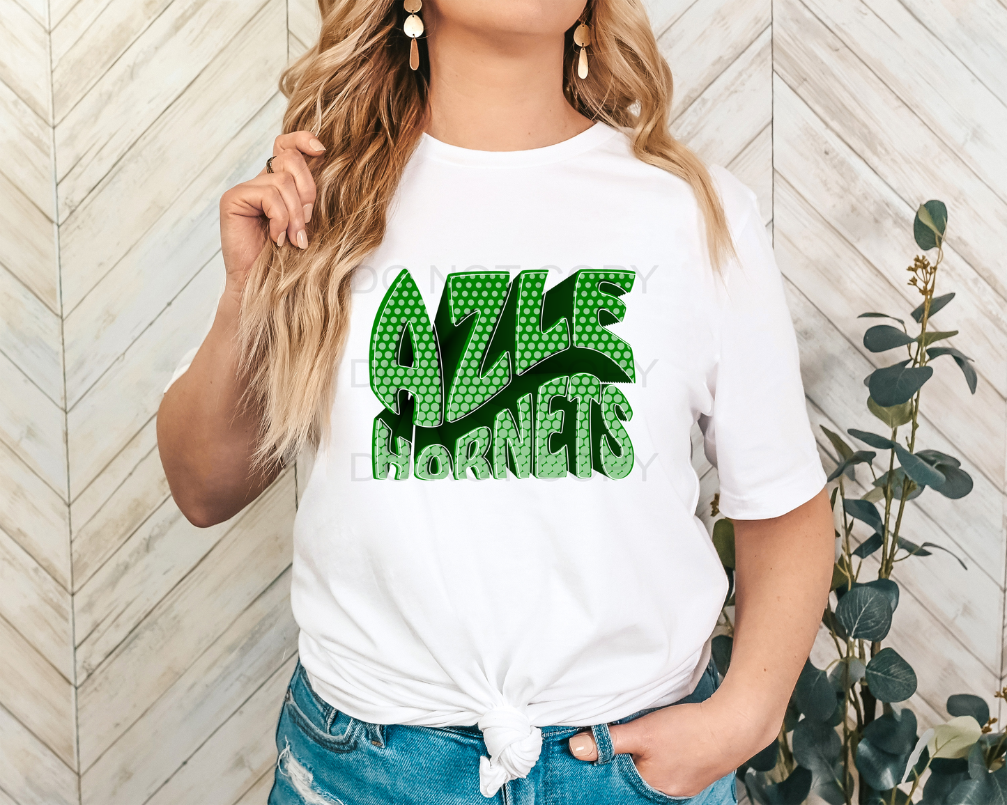 Hornets Azle Groovy Dots