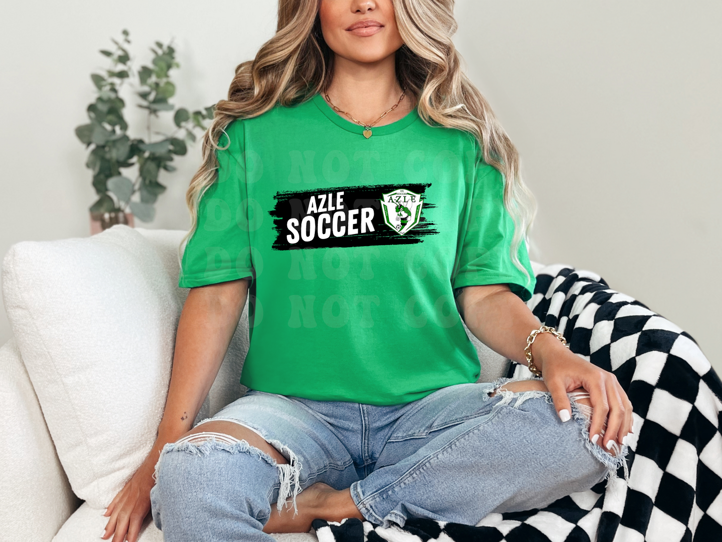 AZLE SOCCER BLACK BRUSH WHITE LETTERS-AHSSOCCERBOYS