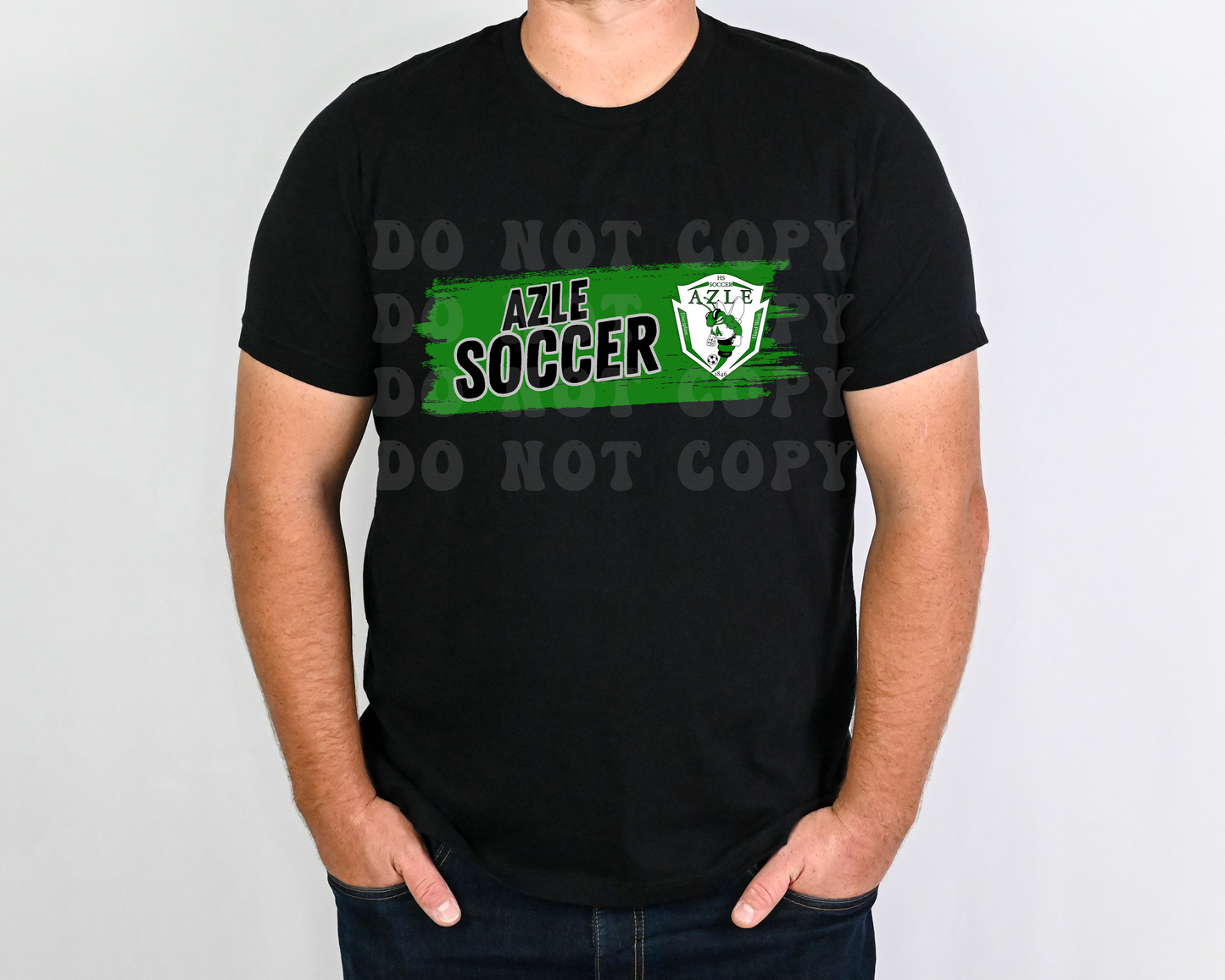 AZLE SOCCER BLACK BRUSH BLACK LETTERS-AHSSOCCERBOYS