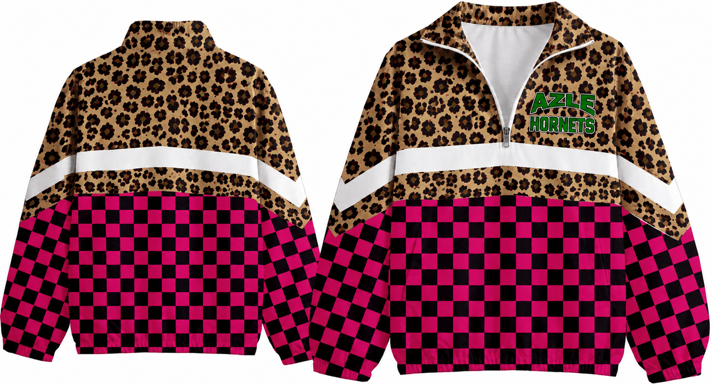 Azle Hornets Windbreaker Leopard-PROJECTGRAD2027