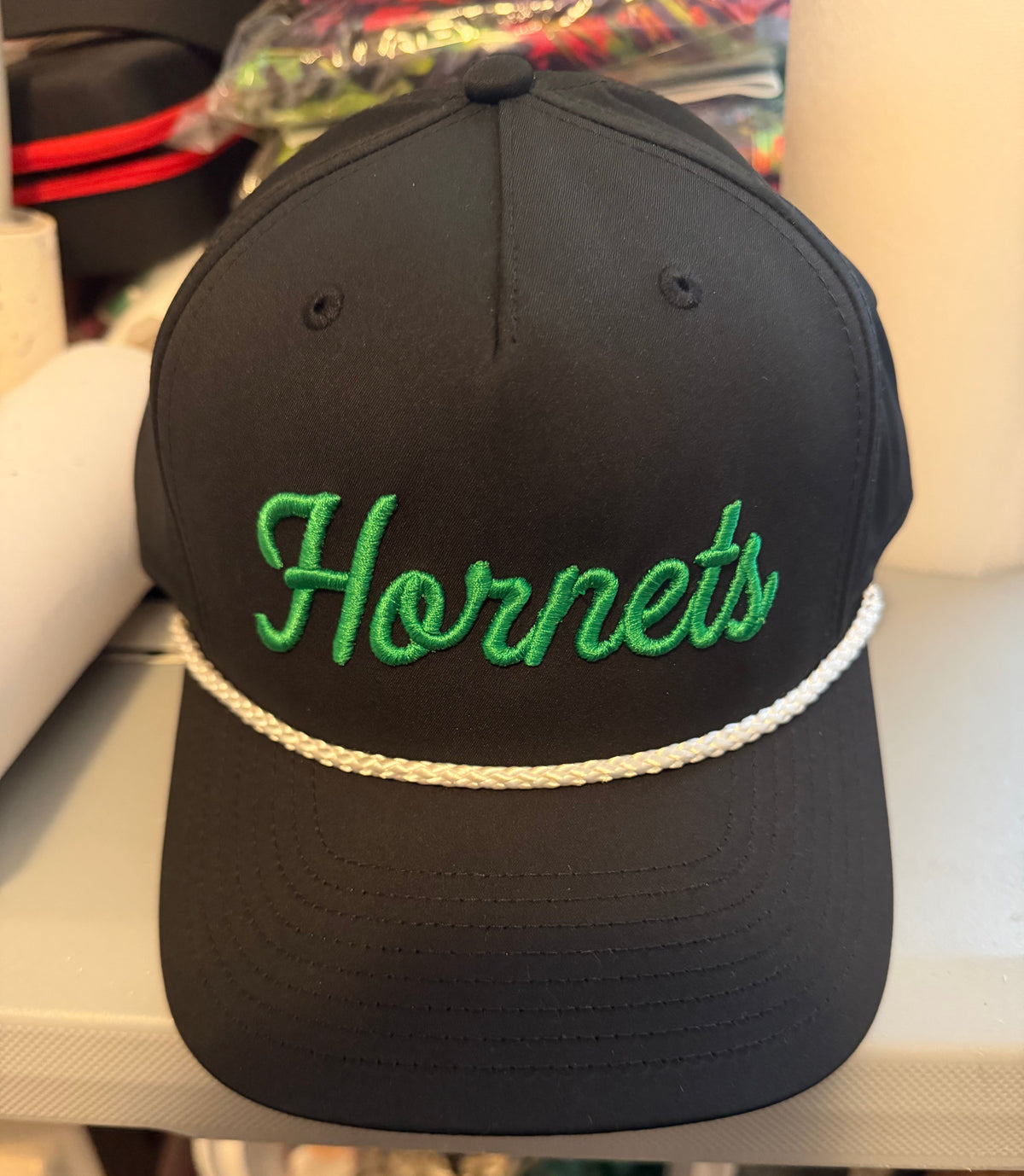 Hornets PUFF Embroidery Hat-MGP