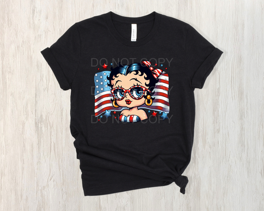 BETTY BOOP FLAG-TRANSFER ONLY