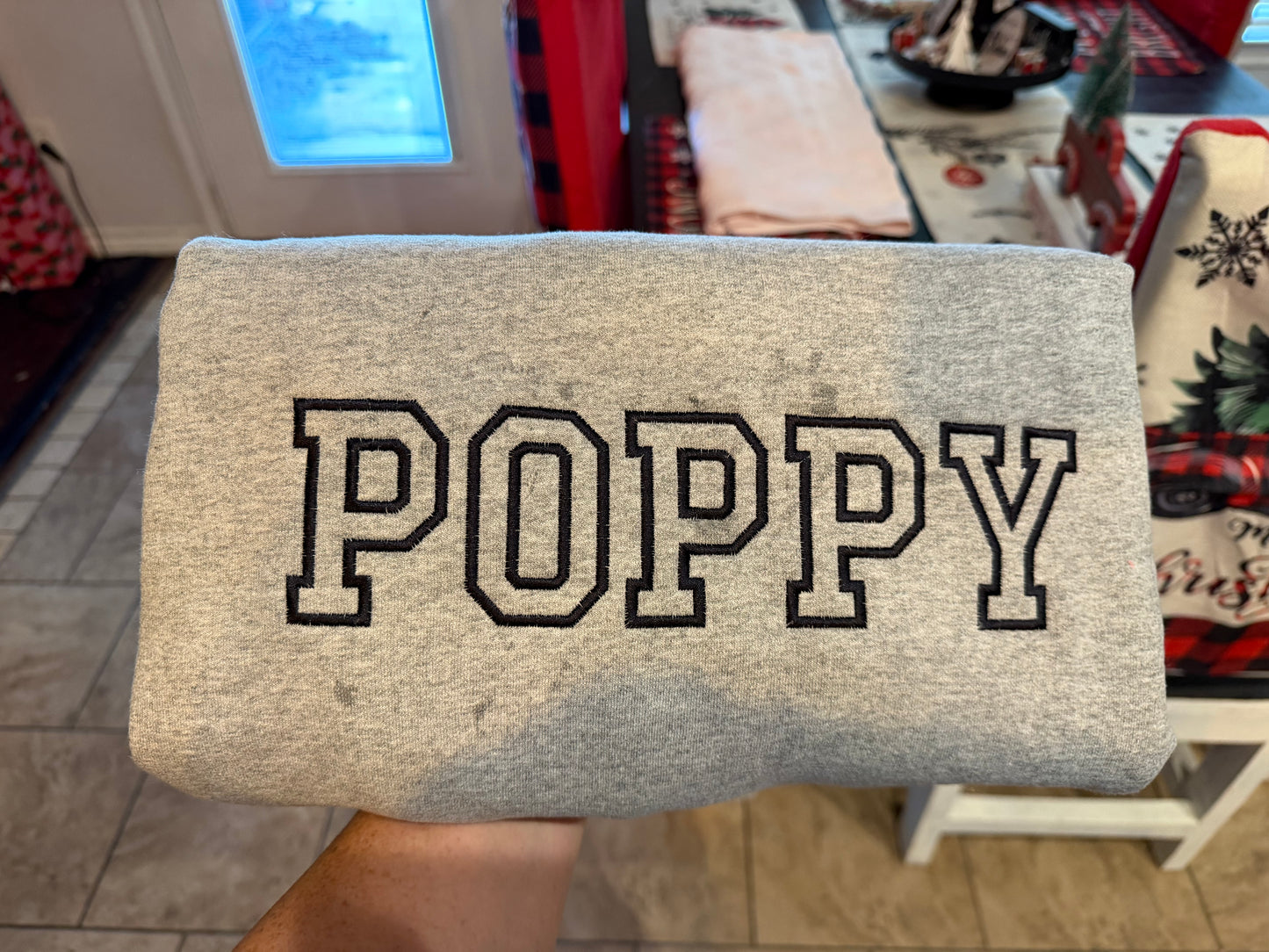 CUSTOM NAME EMBROIDERED SWEATSHIRT