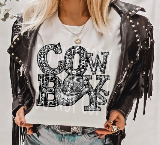 COWBOYS RHINESTONE TEE