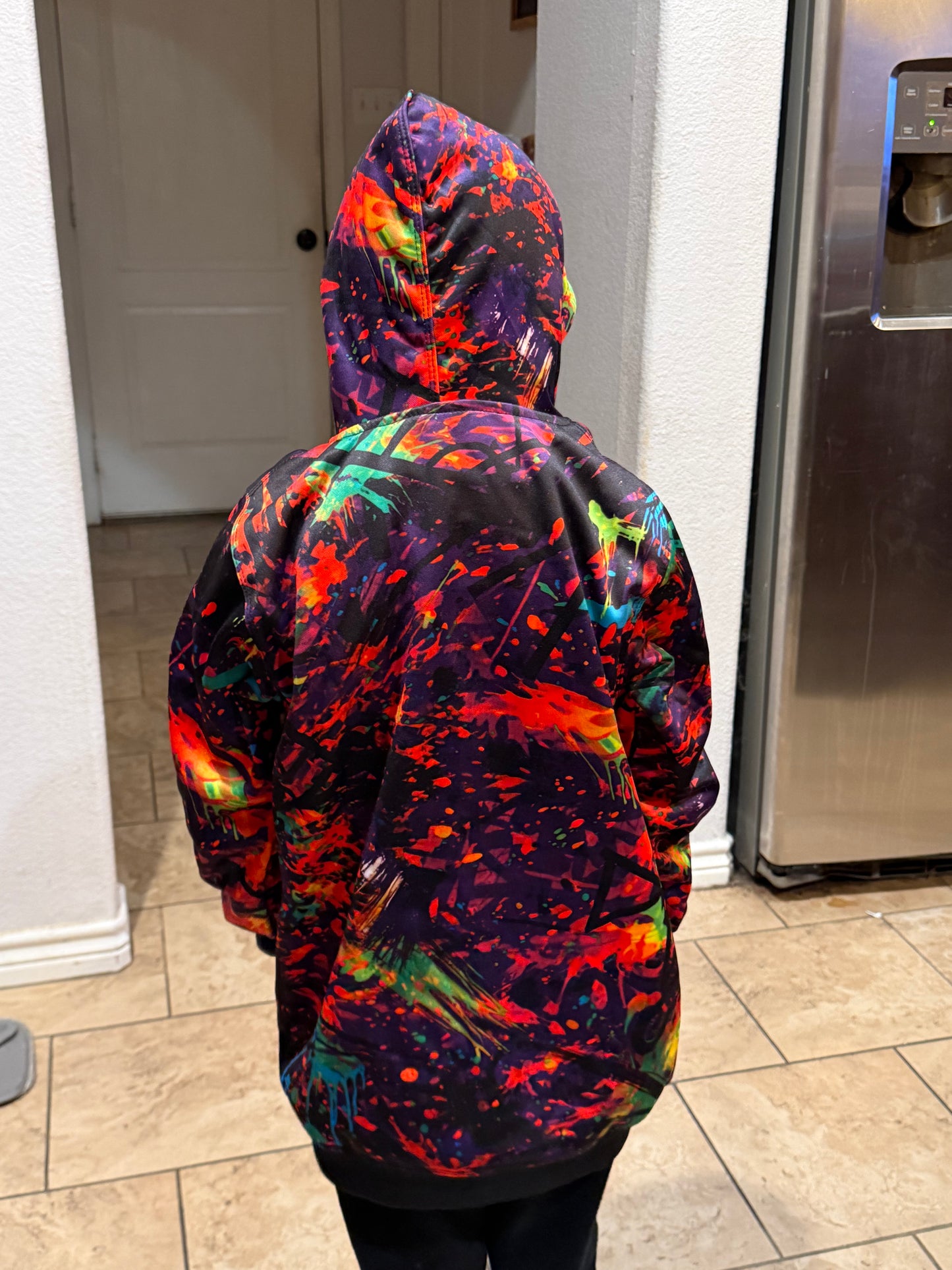 Neon Graffiti Hornets Hoodie-RTS