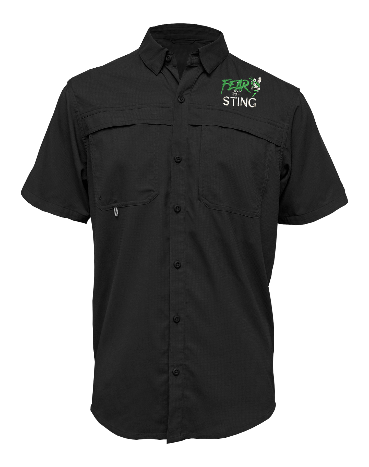 FEAR THE STING FISHING SHIRT-EMBROIDERY-AHSPL