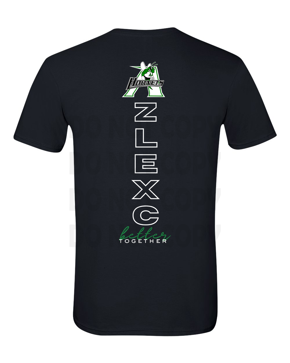 AZLE XC TEE-GILDAN BLACK-AHSXC