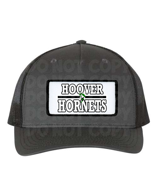 HOOVER HORNET LINES ON PATCH -SNAPBACK MESH HAT