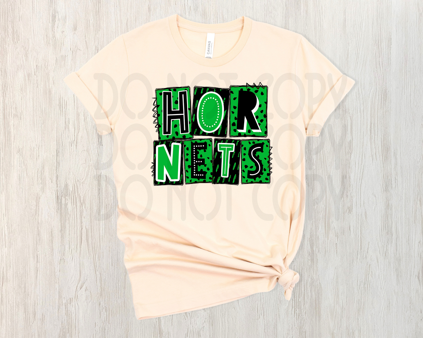 HORNETS BLOCK LETTERS-HOOVER