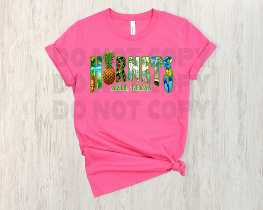 HORNETS PINEAPPLE TEE