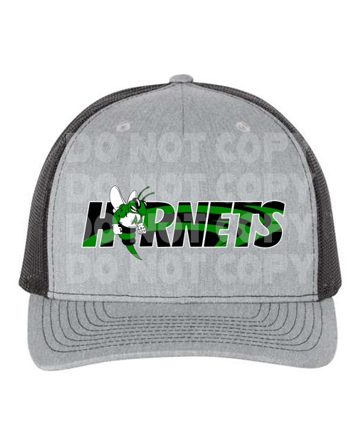 HORNETS SWIRL-SNAPBACK MESH HAT-HOOVER