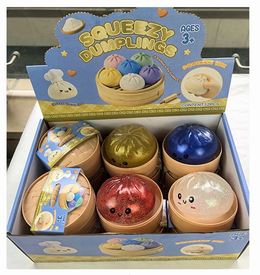 Mystery Squishy Glitter Dumplings