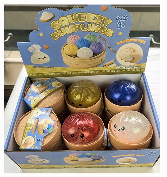 Mystery Squishy Glitter Dumplings
