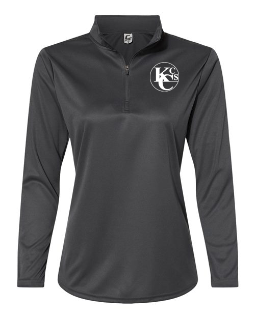 KC QUARTER ZIP WOMENS PERFORMANCE SHIRT