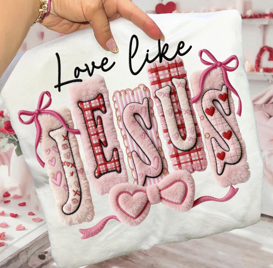 LOVE LIKE JESUS BOWS- TRANSFER ONLY