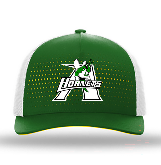 Azle A Perforated Green Hat-AHS2026